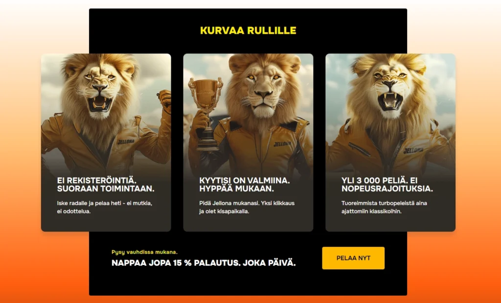 Jellona Casino Bonukset